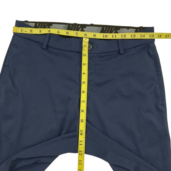 Nike Pants Mens 30x32 Navy Straight Leg Stretch Performance Comfort Preppy Golf - Picture 11 of 12